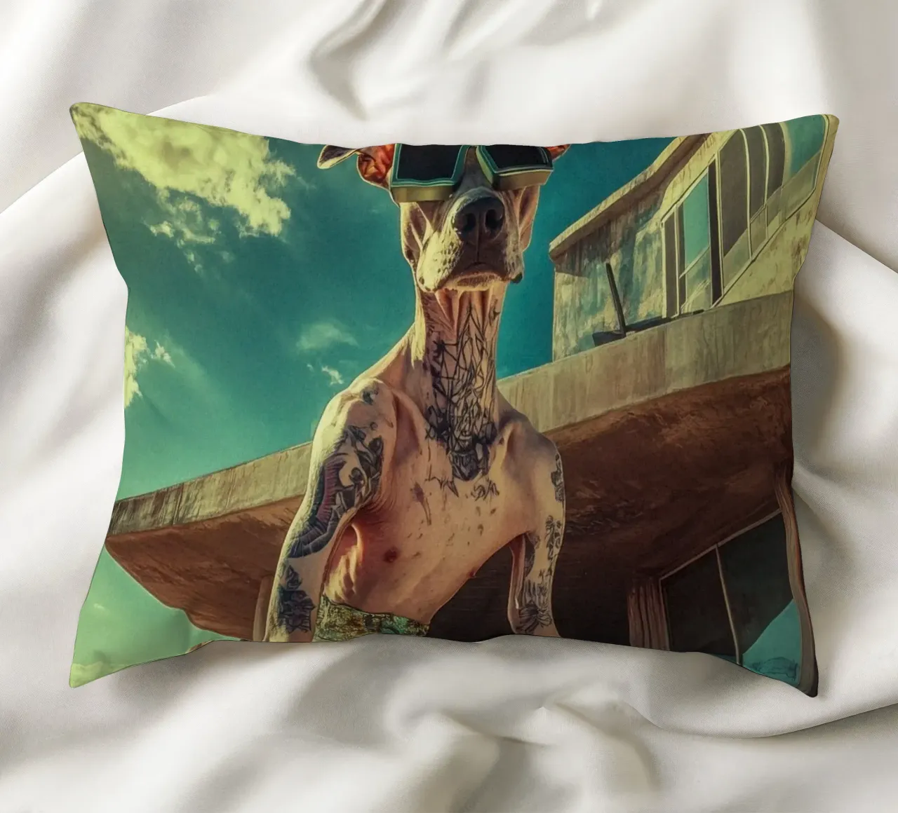 Dax cuscino da Affiches Chien Originales – Dogland