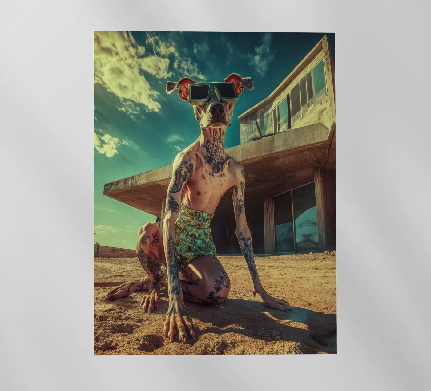 Dax pellicola backlit da Affiches Chien Originales – Dogland