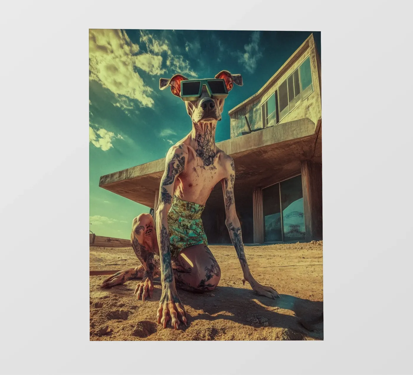 Dax pellicola backlit da Affiches Chien Originales – Dogland