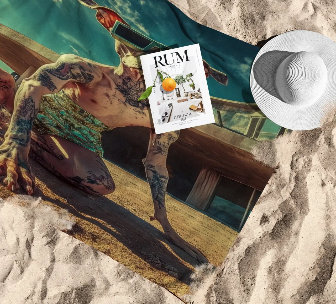 Dax telo mare da Affiches Chien Originales – Dogland