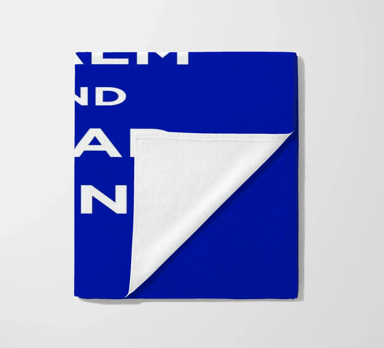 Keep Calm and Read On - Blue Background telo mare da FABOArt