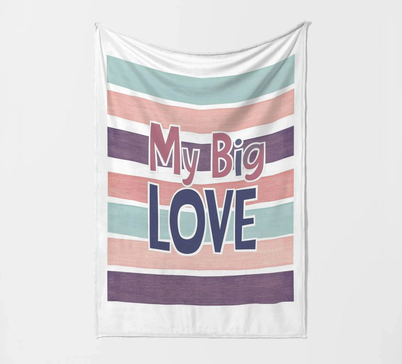 Il mio grande amore, dolce dichiarazione d'amore coperta in pile da Carinaprint
