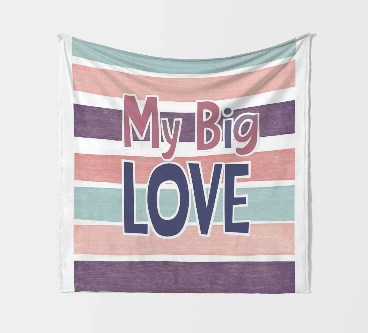 Il mio grande amore, dolce dichiarazione d'amore coperta in pile da Carinaprint