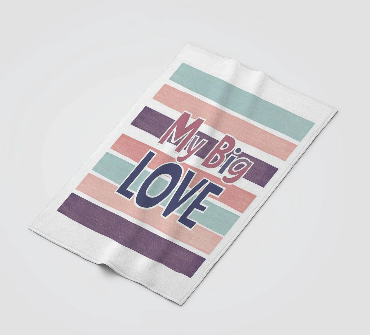 Il mio grande amore, dolce dichiarazione d'amore coperta in pile da Carinaprint