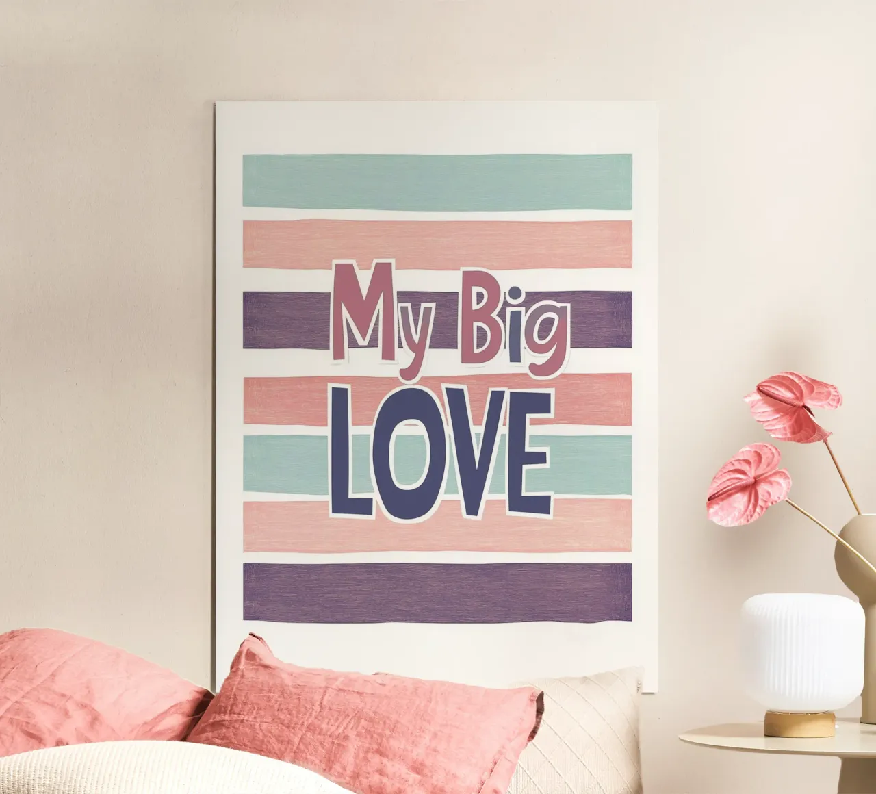 Il mio grande amore, dolce dichiarazione d'amore poster da Carinaprint