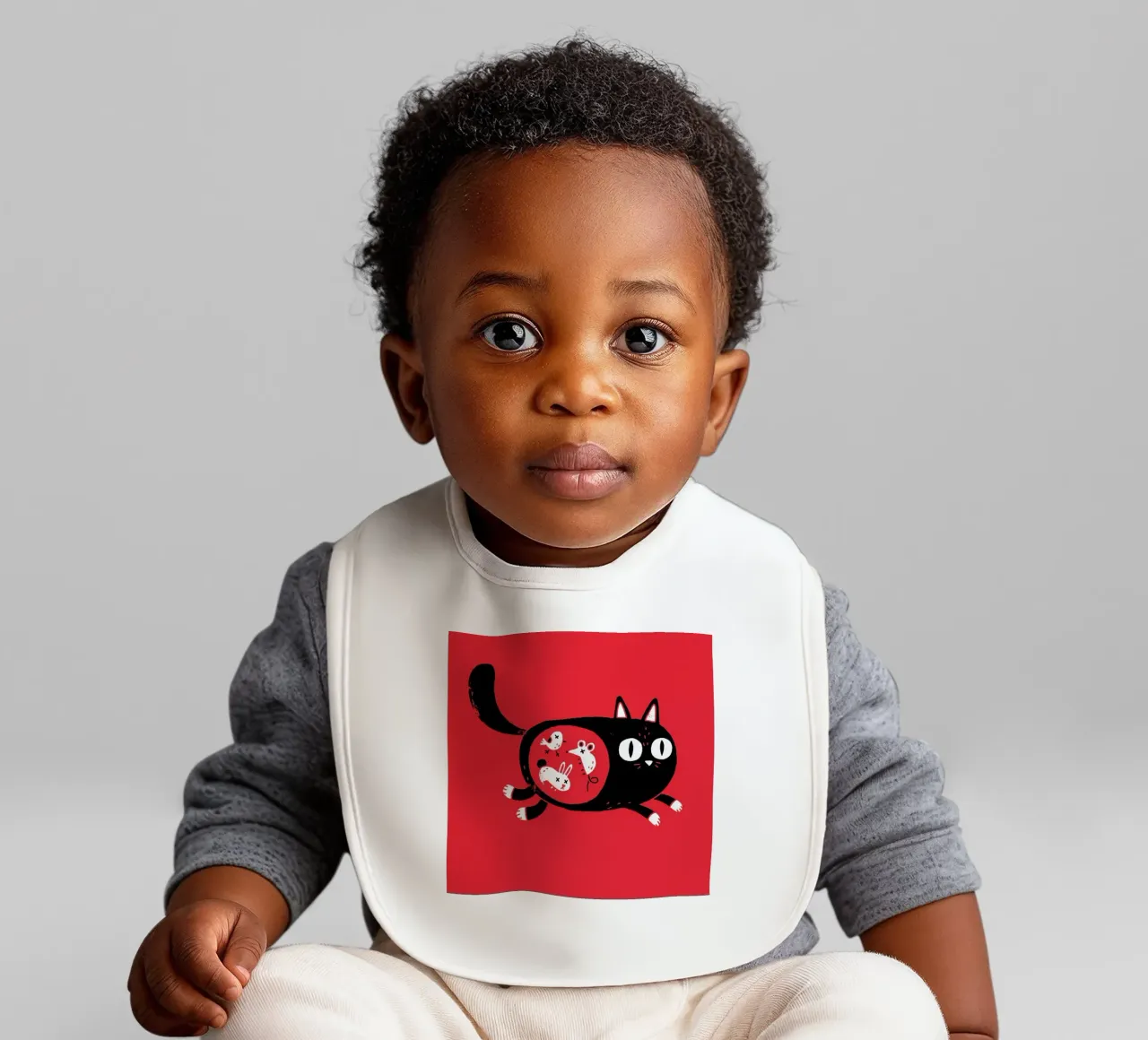 It's What's Inside That Counts baby slabbetje van DinoMike