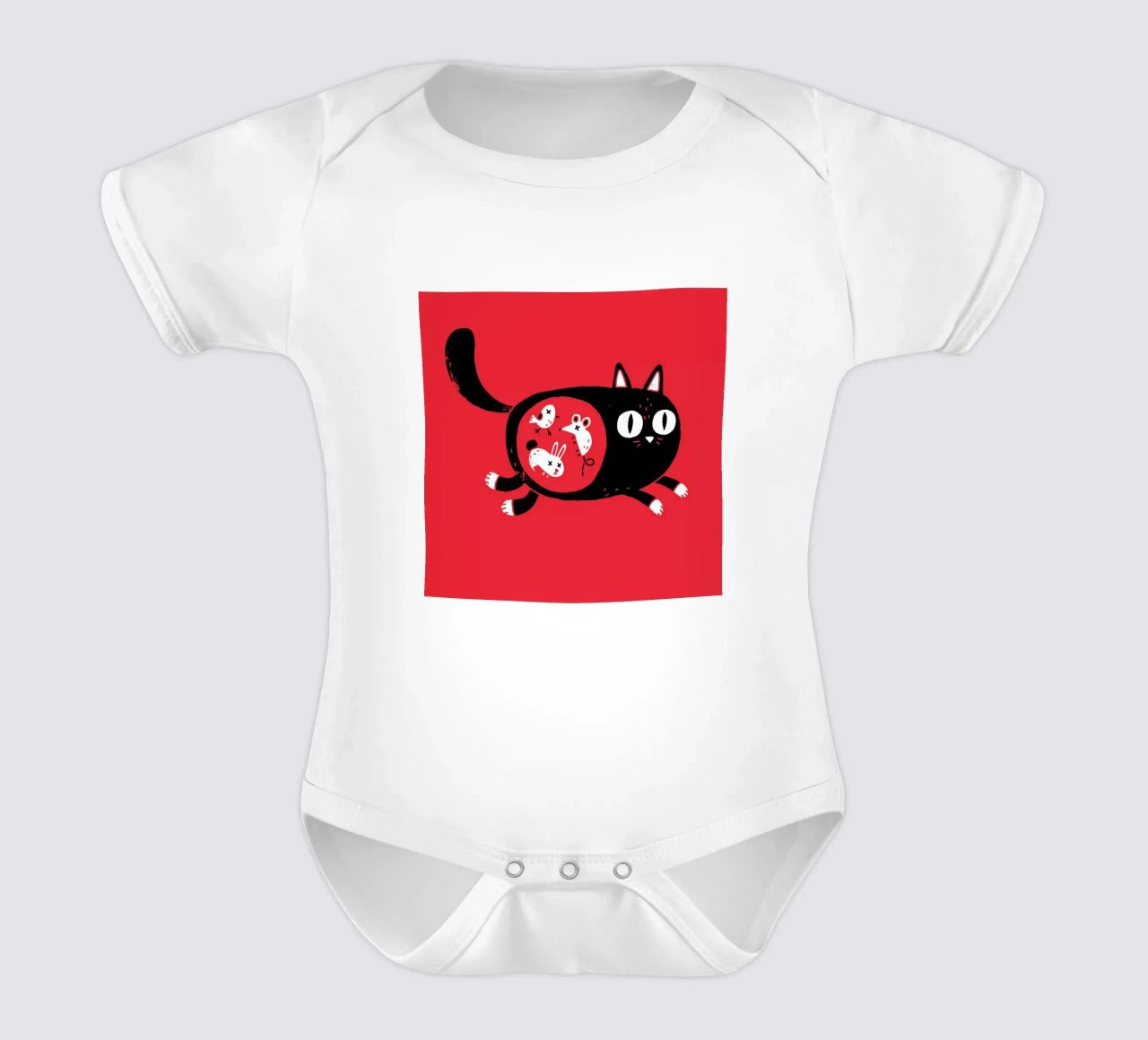 It's What's Inside That Counts body neonato maniche corte da DinoMike