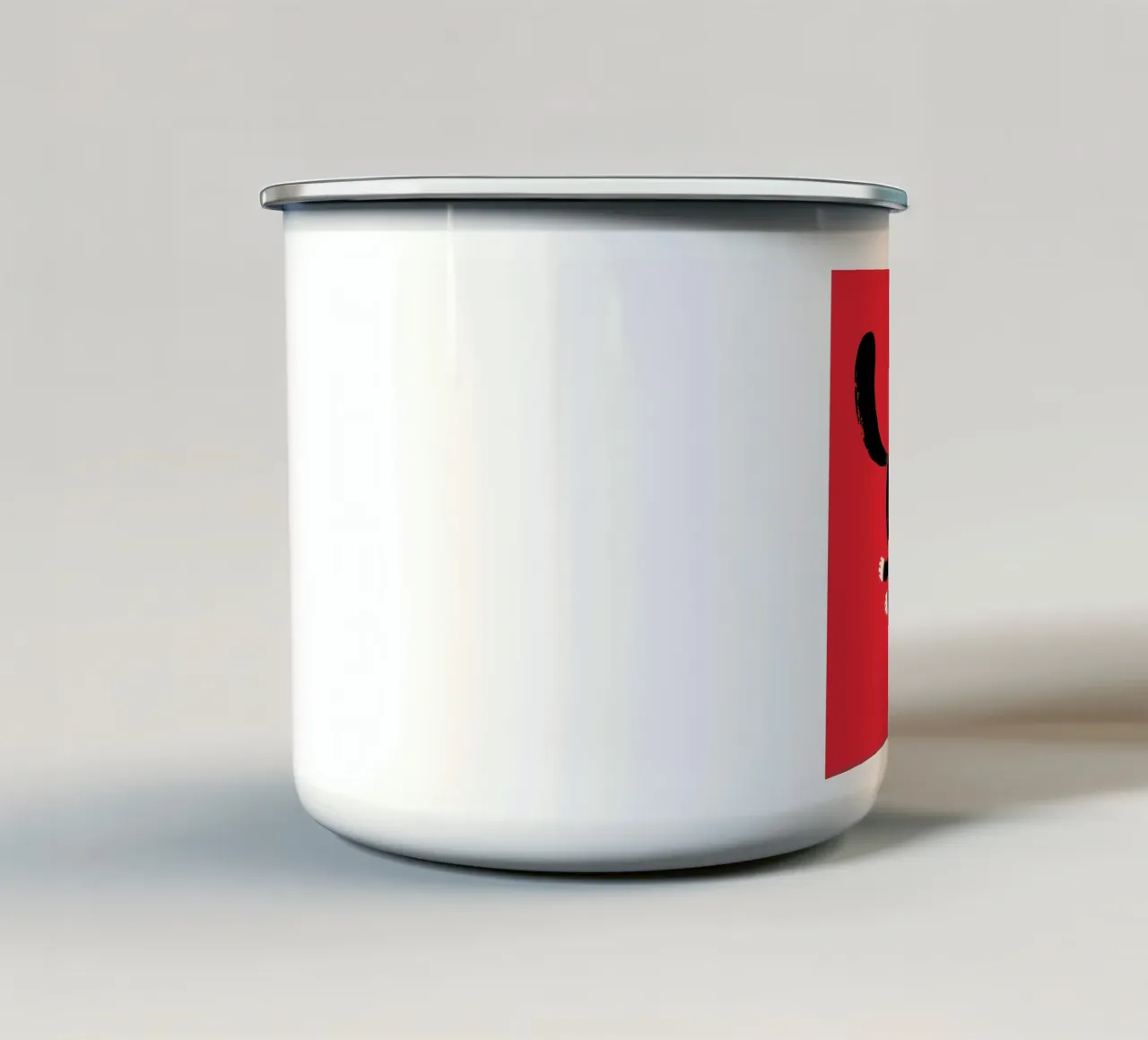 It's What's Inside That Counts mug en émail de DinoMike