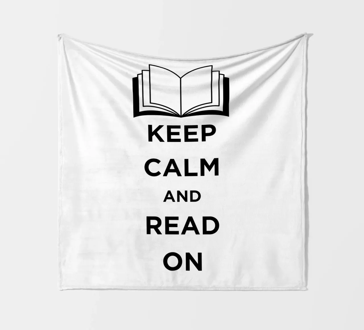 KEEP CALM AND READ ON coperta in pile da FABOArt