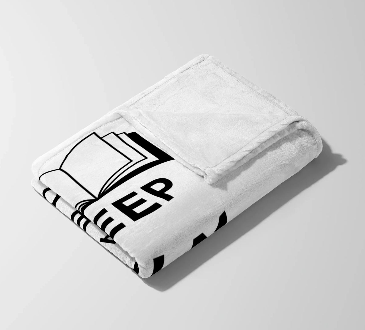 KEEP CALM AND READ ON coperta in pile da FABOArt