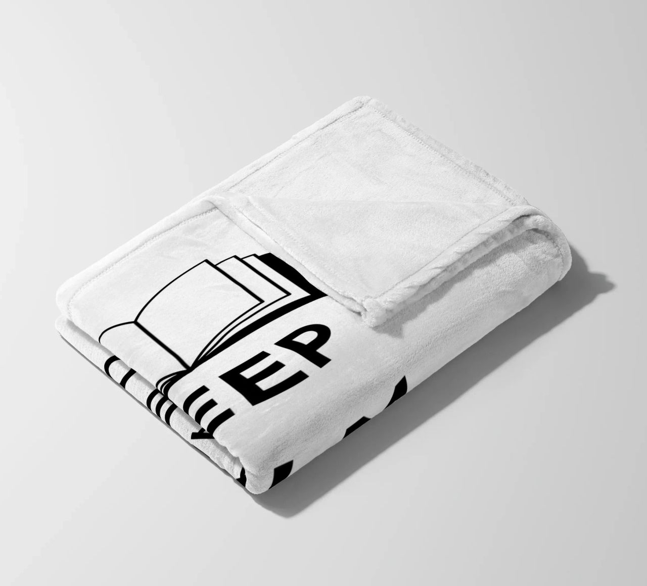 KEEP CALM AND READ ON coperta in pile da FABOArt