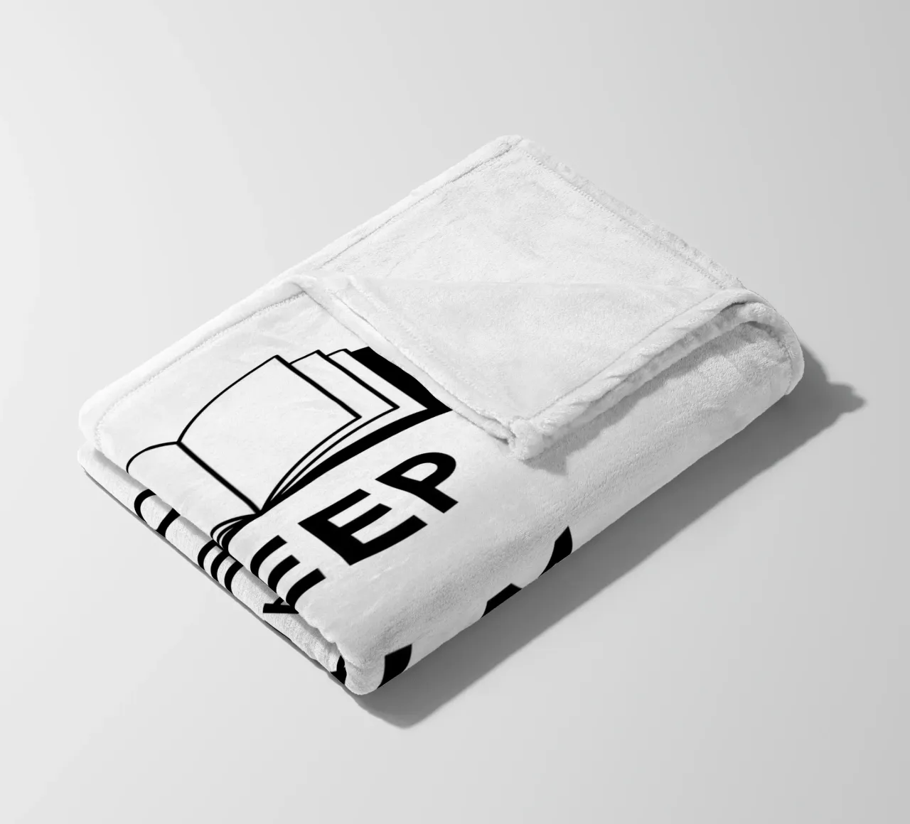 KEEP CALM AND READ ON coperta in pile da FABOArt