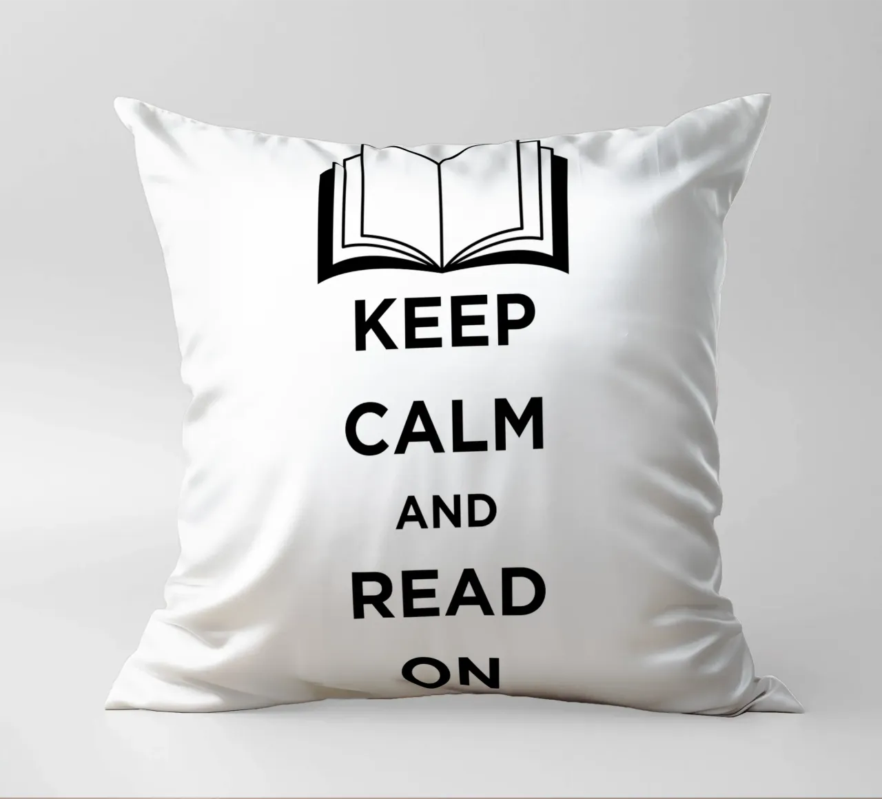 KEEP CALM AND READ ON cuscino da FABOArt