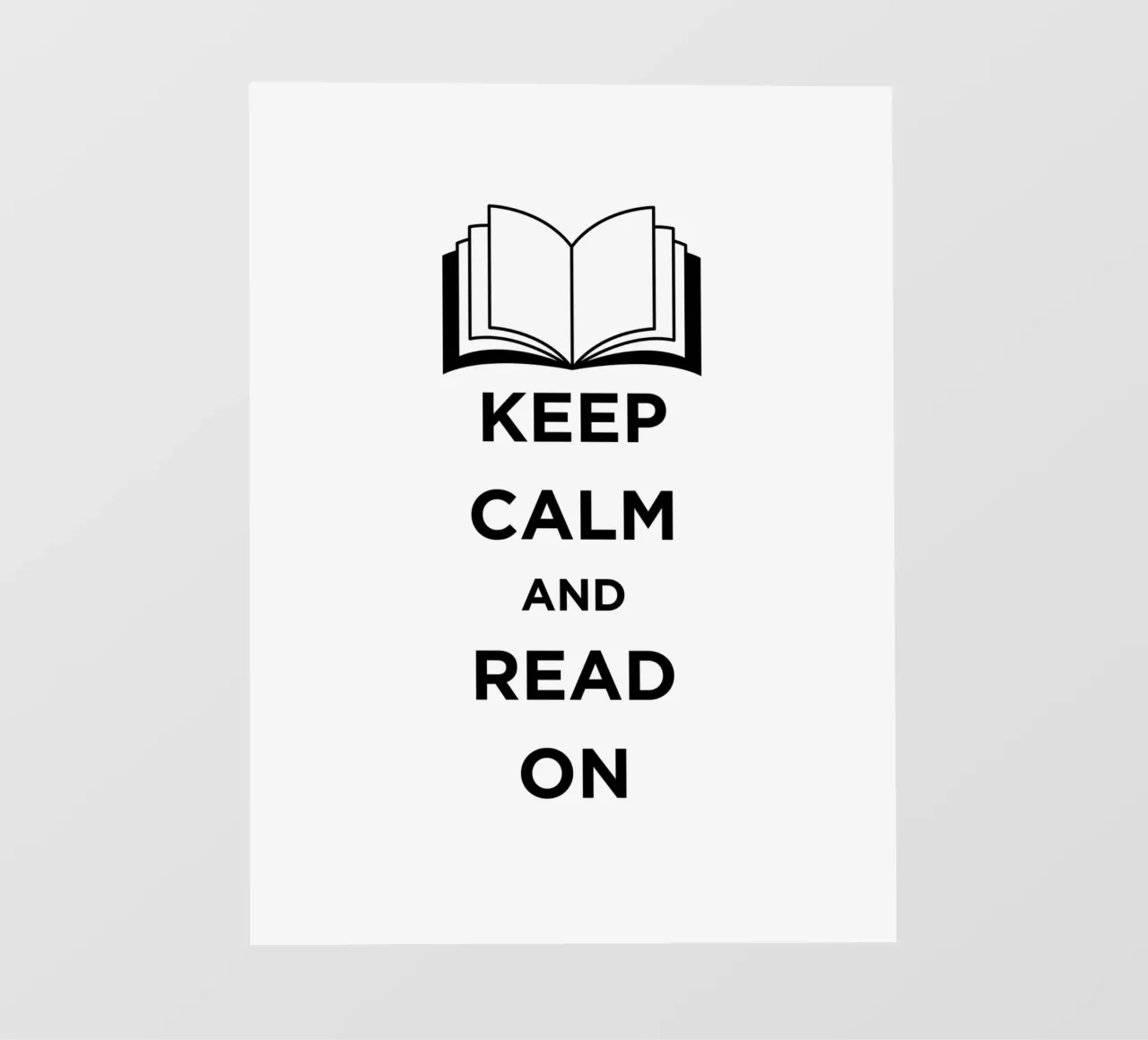 KEEP CALM AND READ ON pvc cover by FABOArt