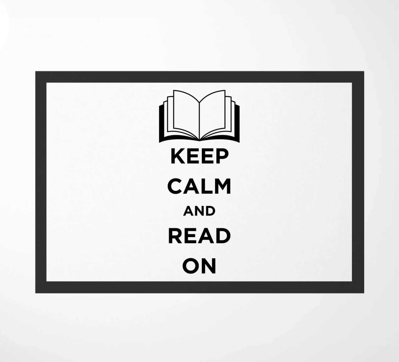 KEEP CALM AND READ ON zerbino da FABOArt