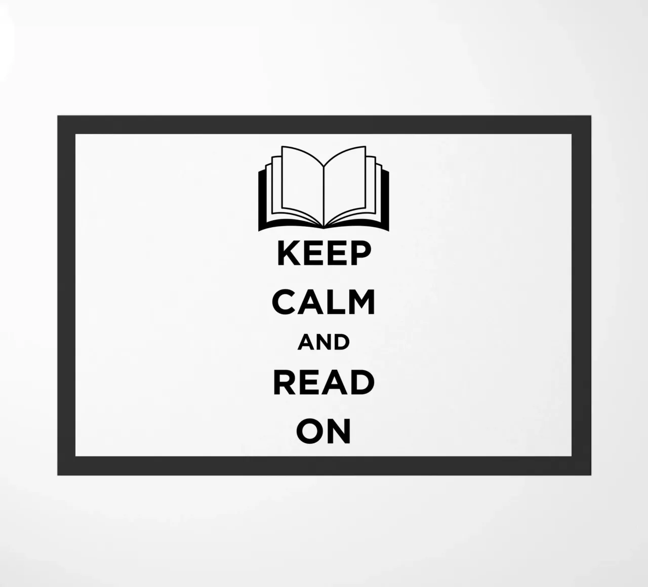 KEEP CALM AND READ ON zerbino da FABOArt