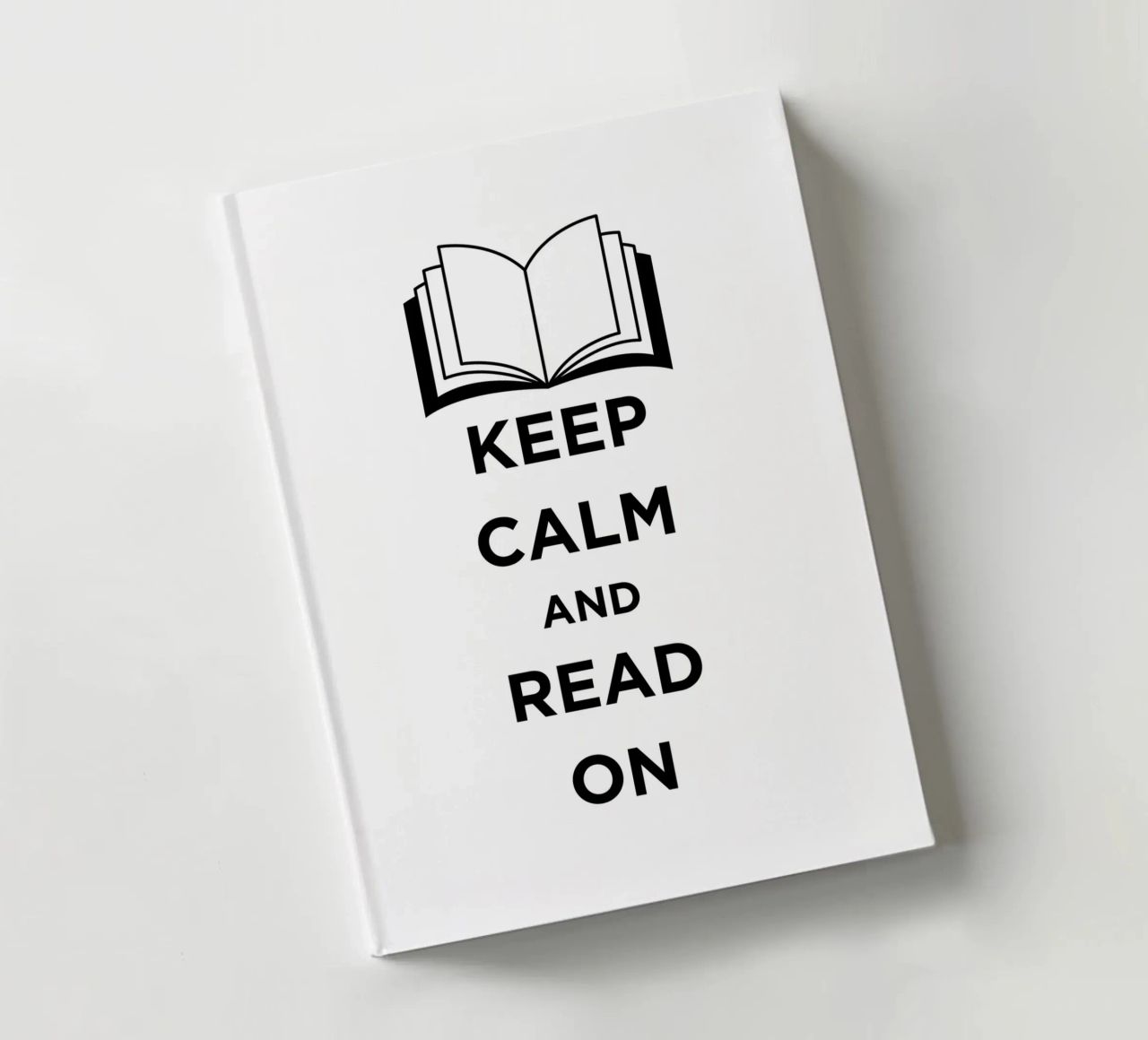 KEEP CALM AND READ ON notebook by FABOArt