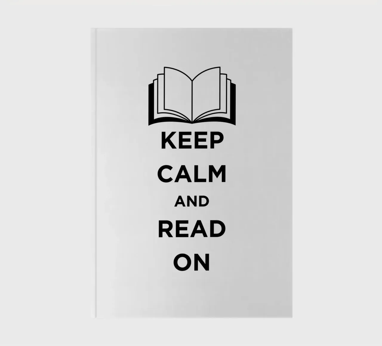 KEEP CALM AND READ ON carnet de notes de FABOArt