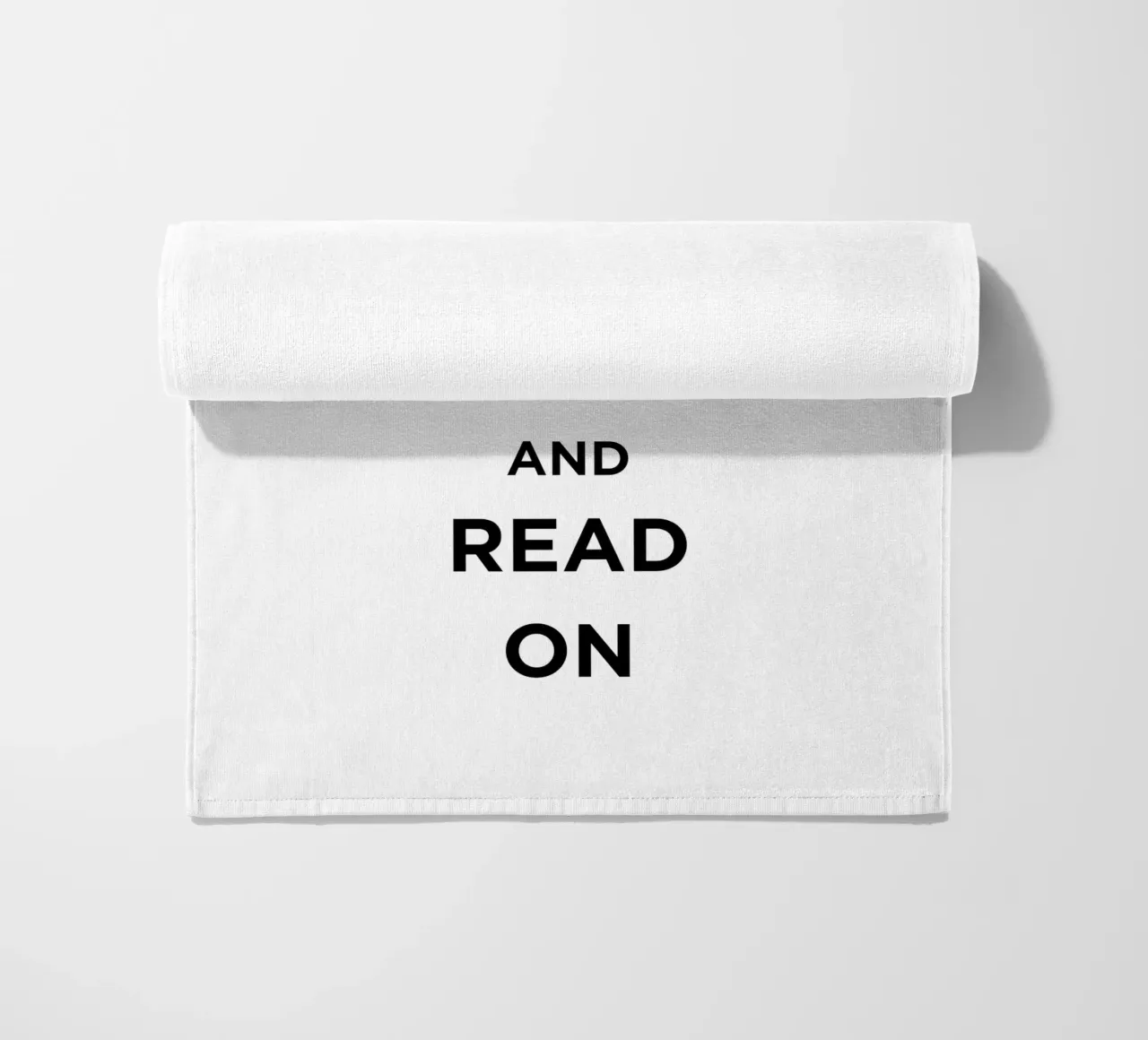 KEEP CALM AND READ ON telo mare da FABOArt