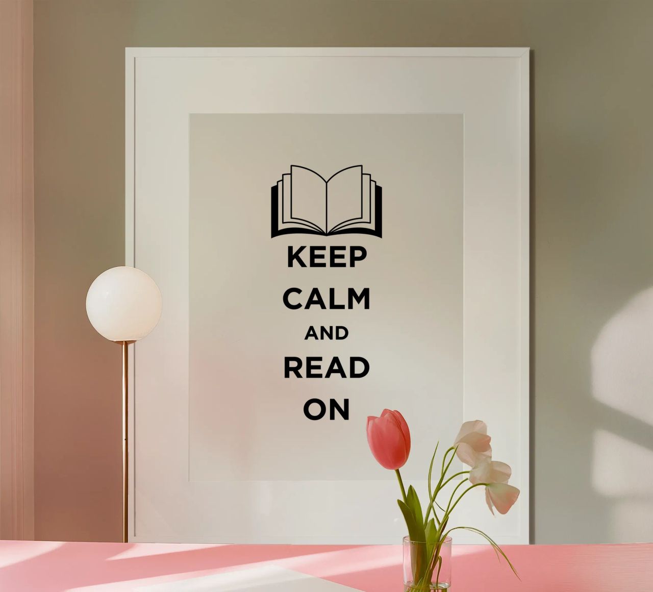 KEEP CALM AND READ ON carta hahnemühle da FABOArt