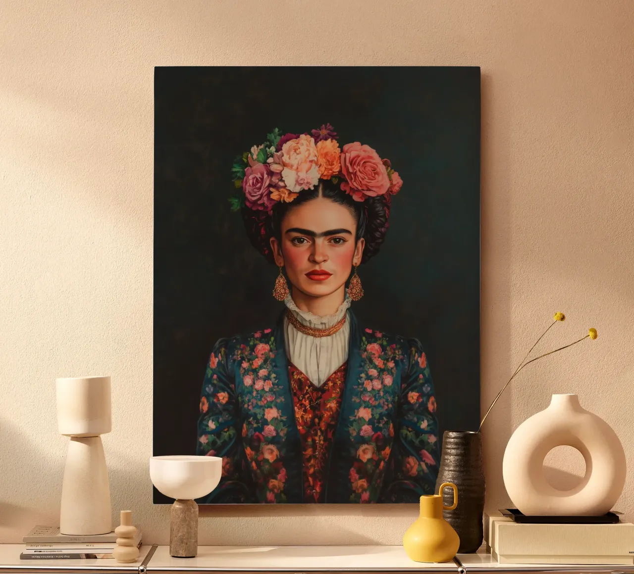 Frida eleganza messicana pannello forex da Carinaprint