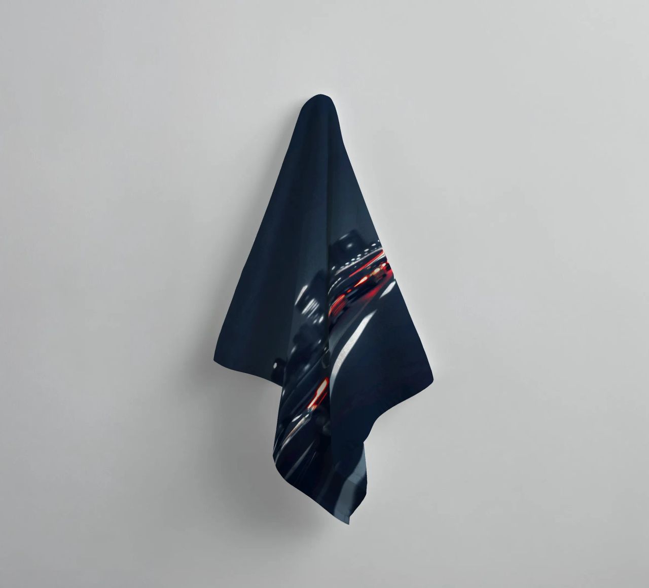 Traffic moving through a city highway at nigh towel by DesignDoodle