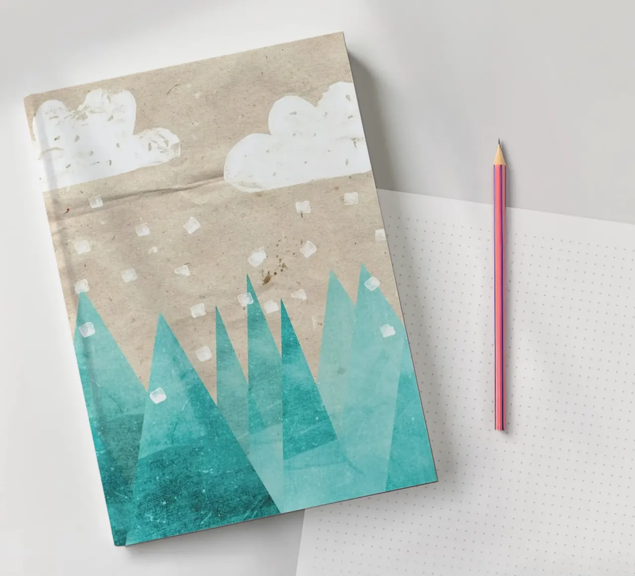 Türkise Berge Notizbuch von Mia Nissen