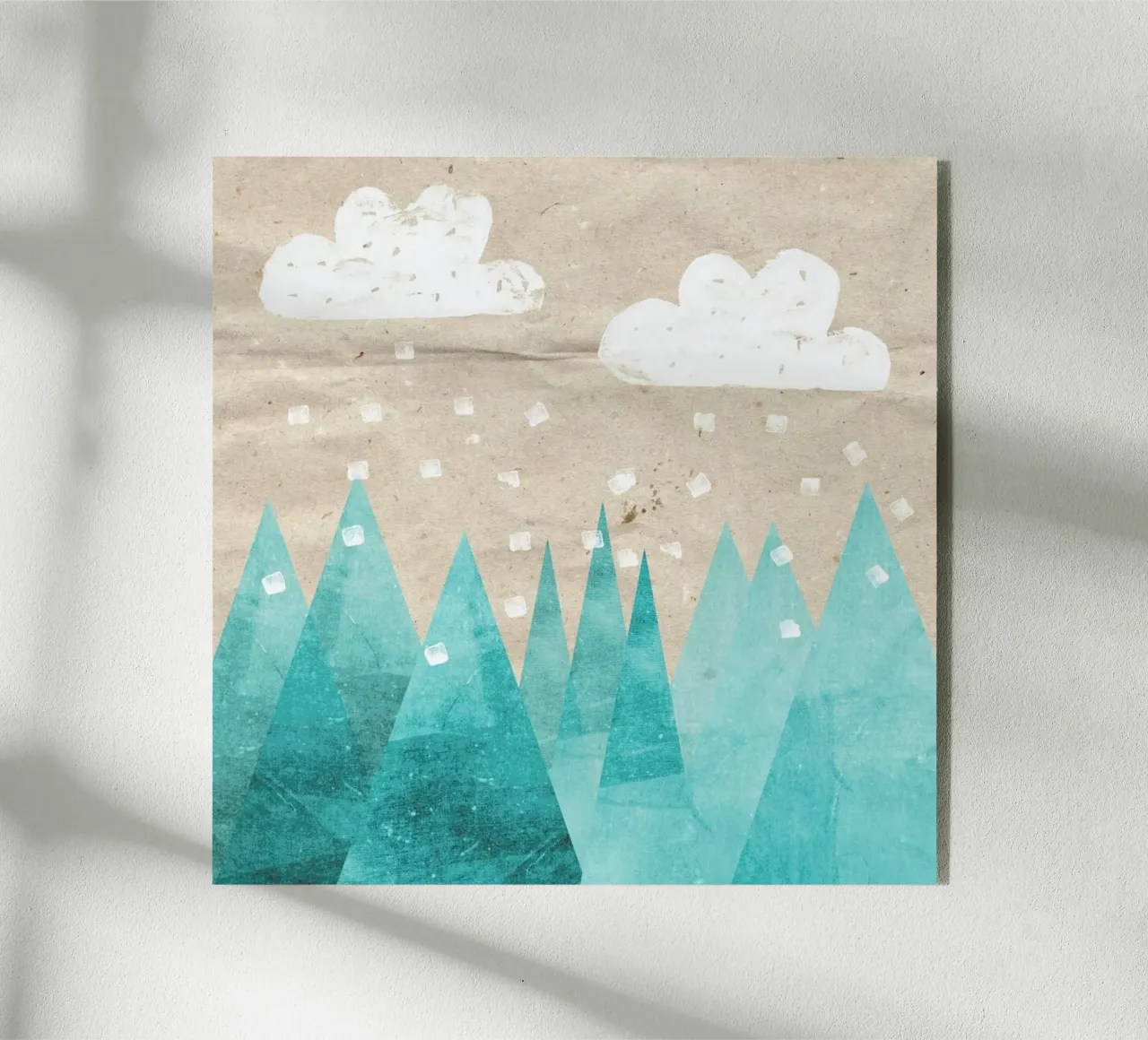 Türkise Berge plexiglass da Mia Nissen