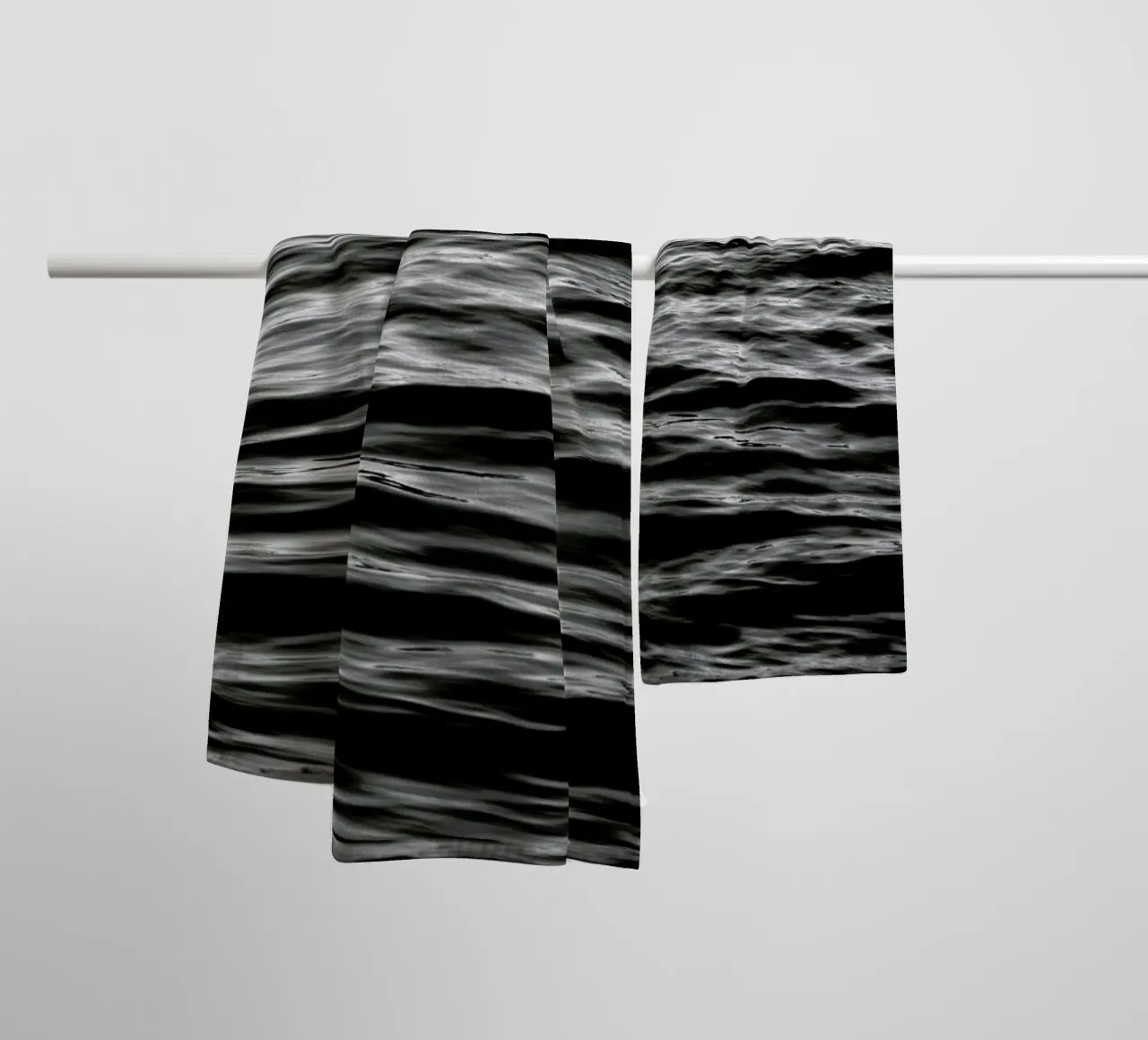 Black Ocean asciugamano da bagno da Studio Nahili