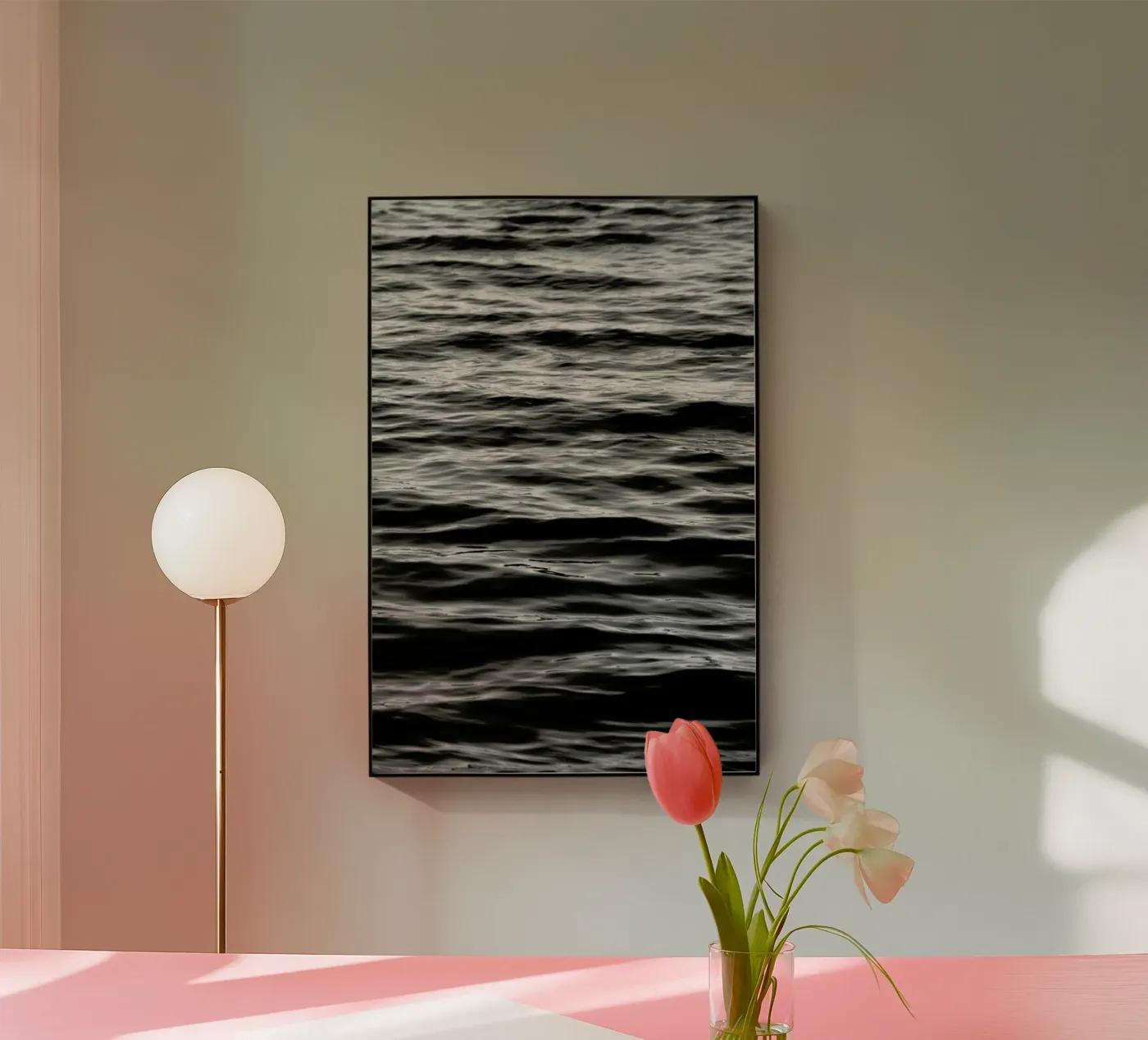 Black Ocean Acryl-Glas von Studio Nahili