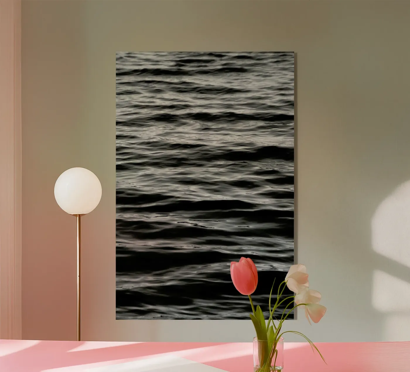 Black Ocean Acryl-Glas von Studio Nahili
