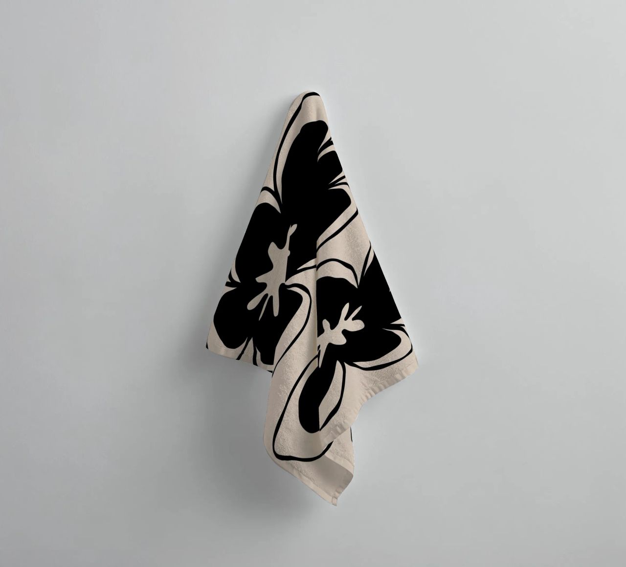 Delicate Line No 29 towel by treechild