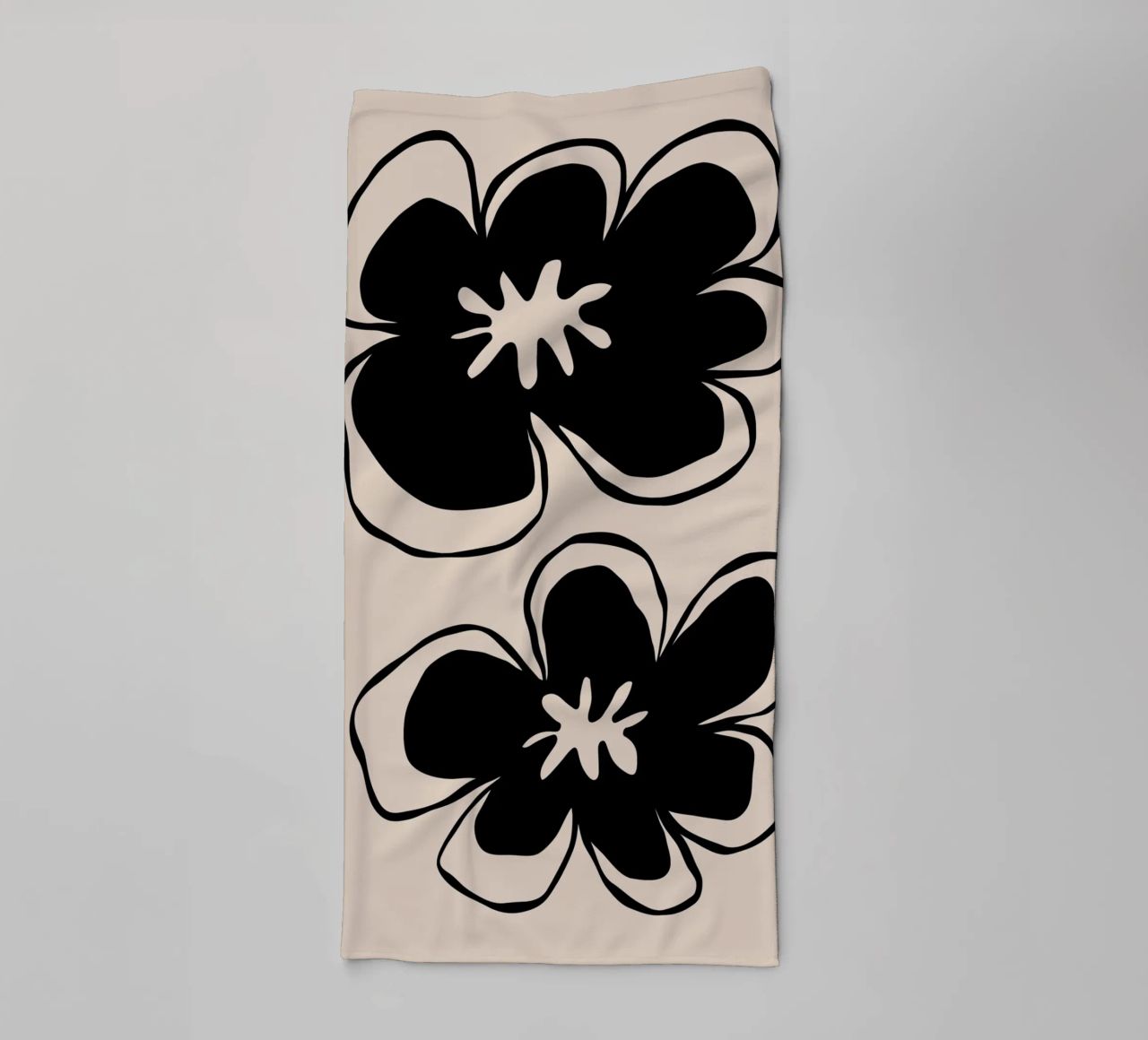 Delicate Line No 29 towel by treechild