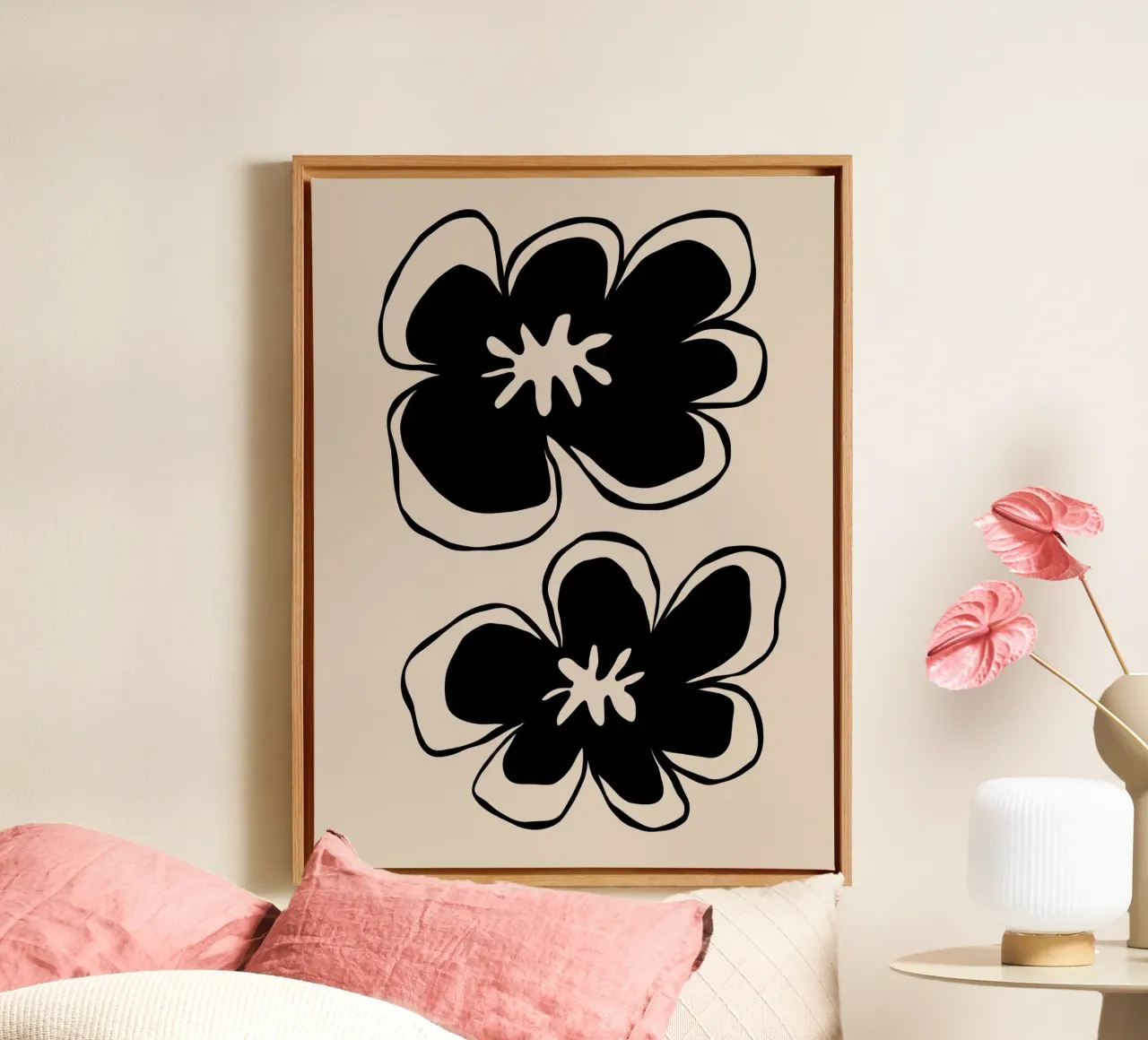 Delicate Line No 29 canvas by treechild