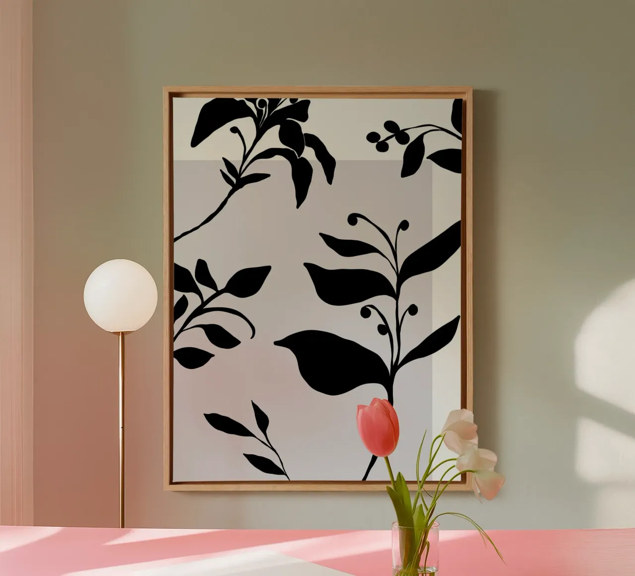 Delicate Line No 30 canvas van treechild