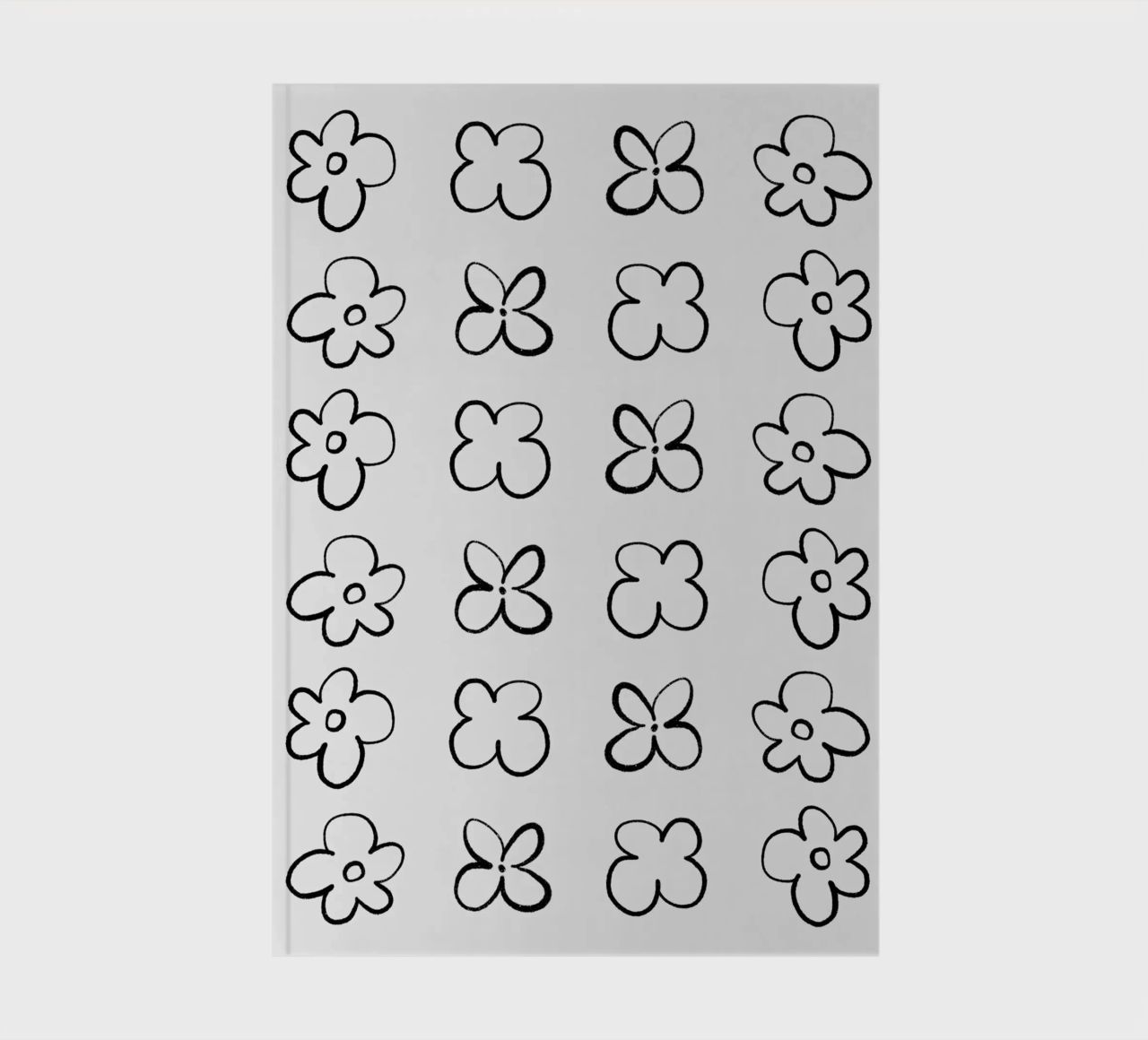 Delicate Line No 32 notebook by treechild