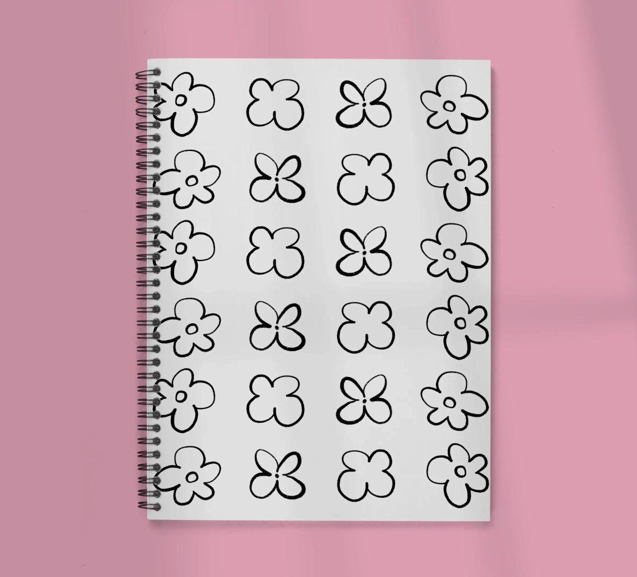 Delicate Line No 32 spiral notebook by treechild