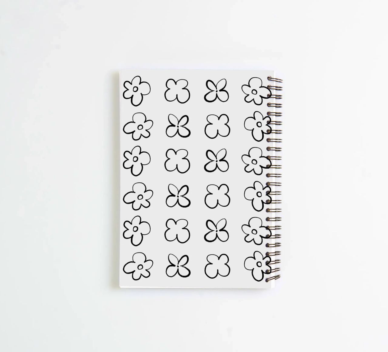 Delicate Line No 32 spiral notebook by treechild