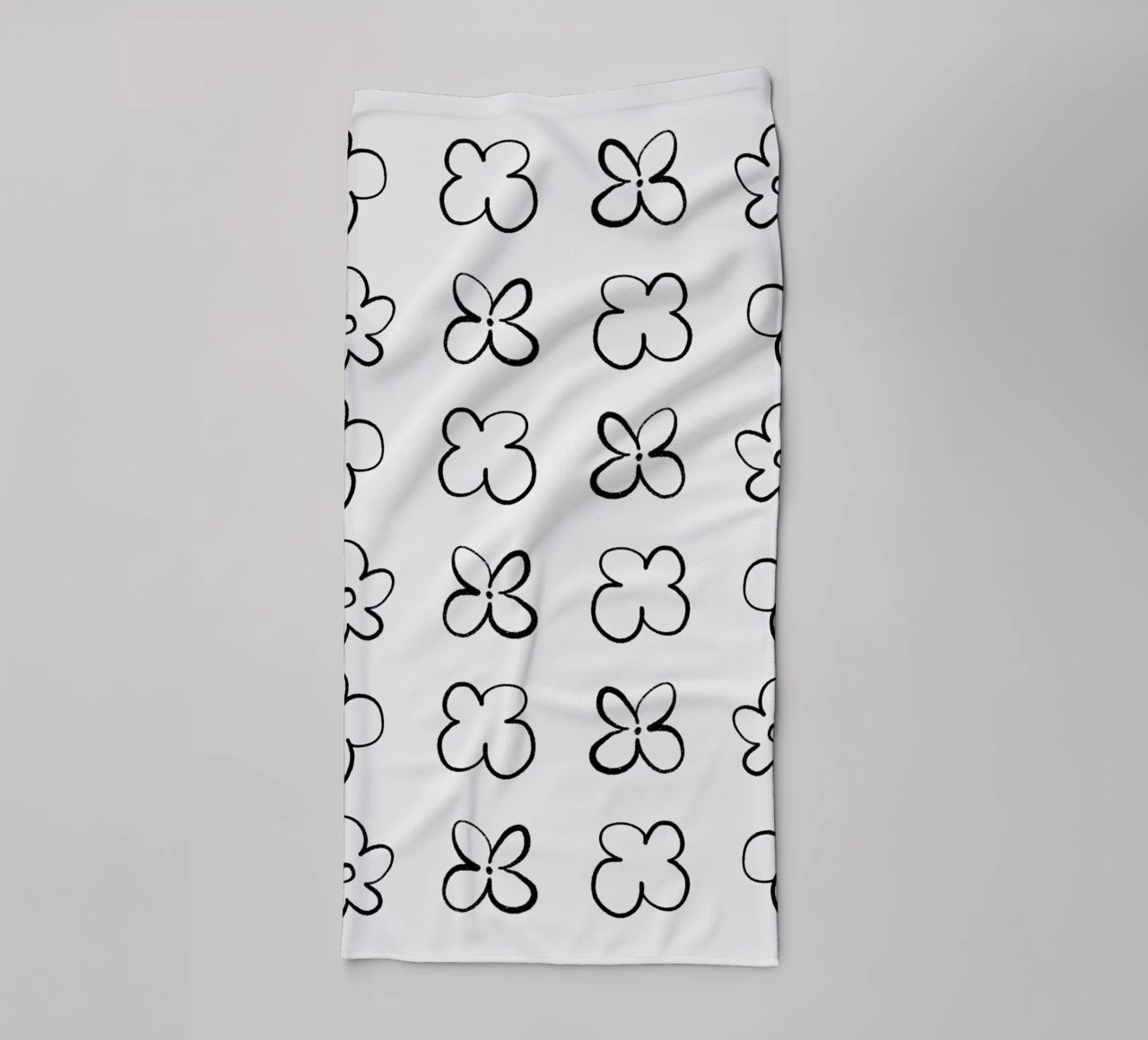 Delicate Line No 32 towel by treechild