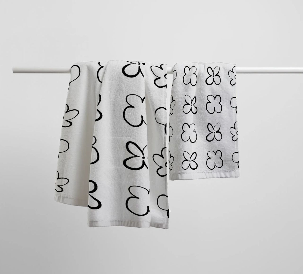 Delicate Line No 32 towel by treechild