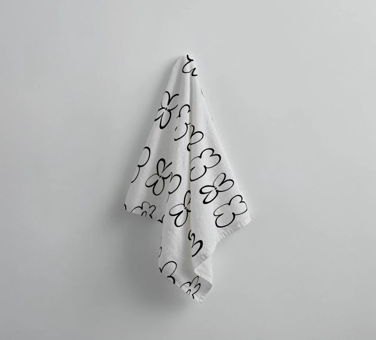 Delicate Line No 32 towel by treechild