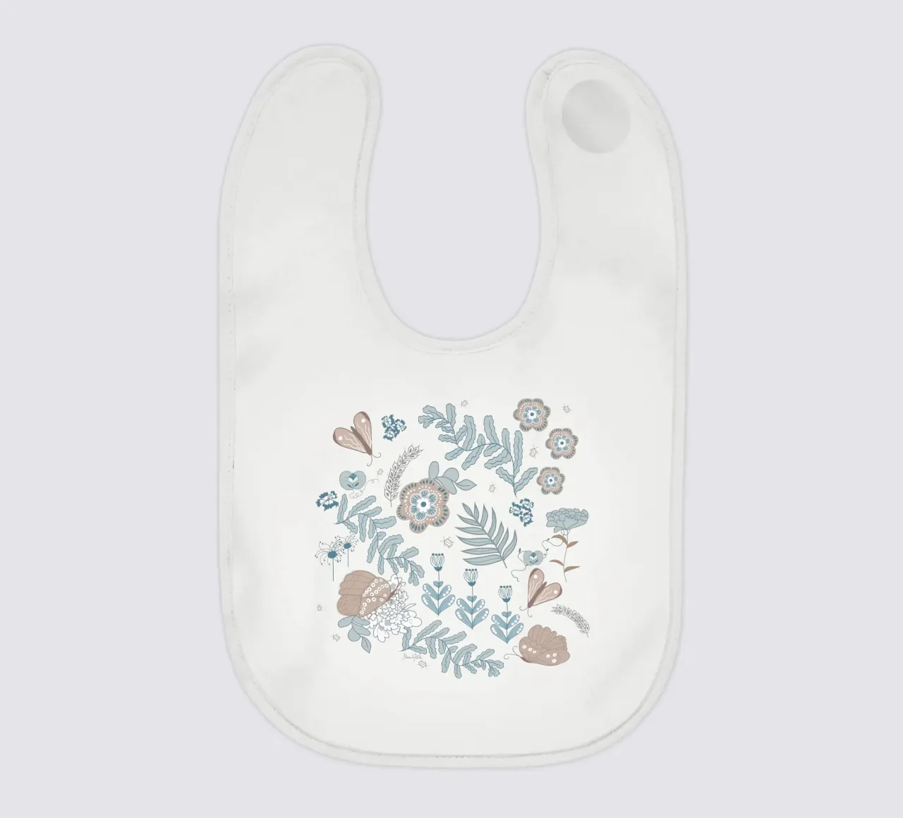 Busy life in the fields bavaglino da Mandalla Pattern