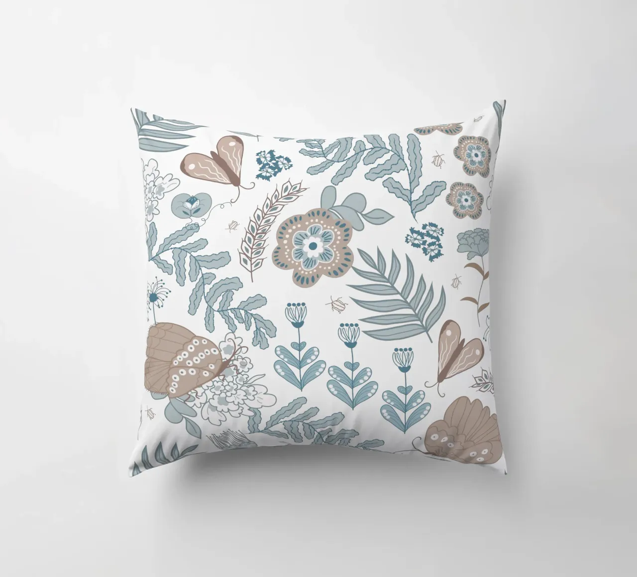 Busy life in the fields cuscino da Mandalla Pattern