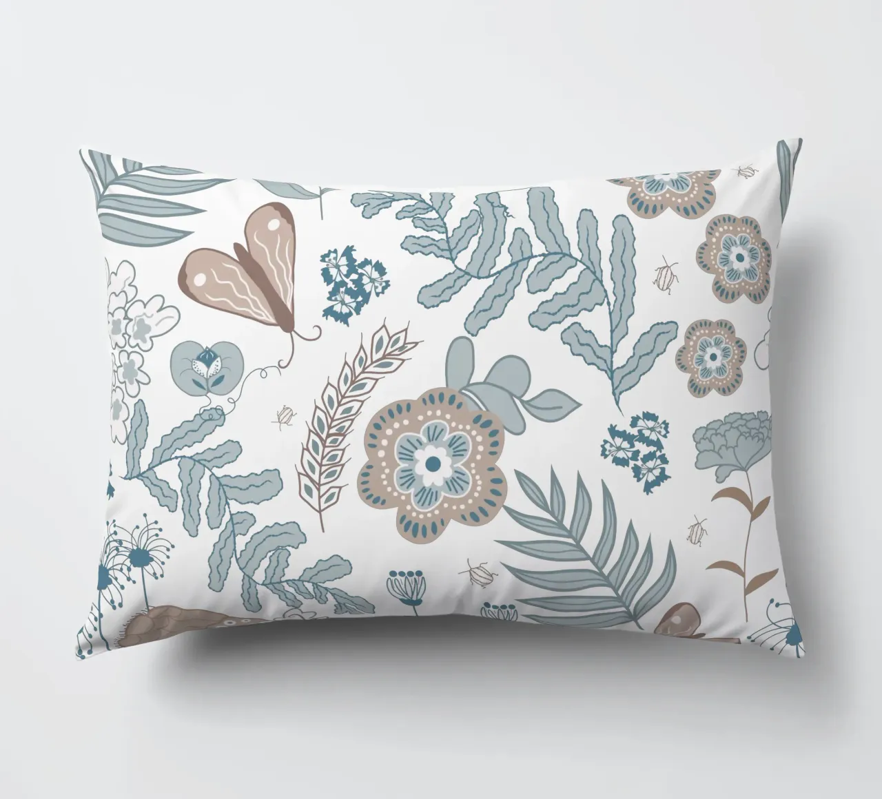 Busy life in the fields cuscino da Mandalla Pattern