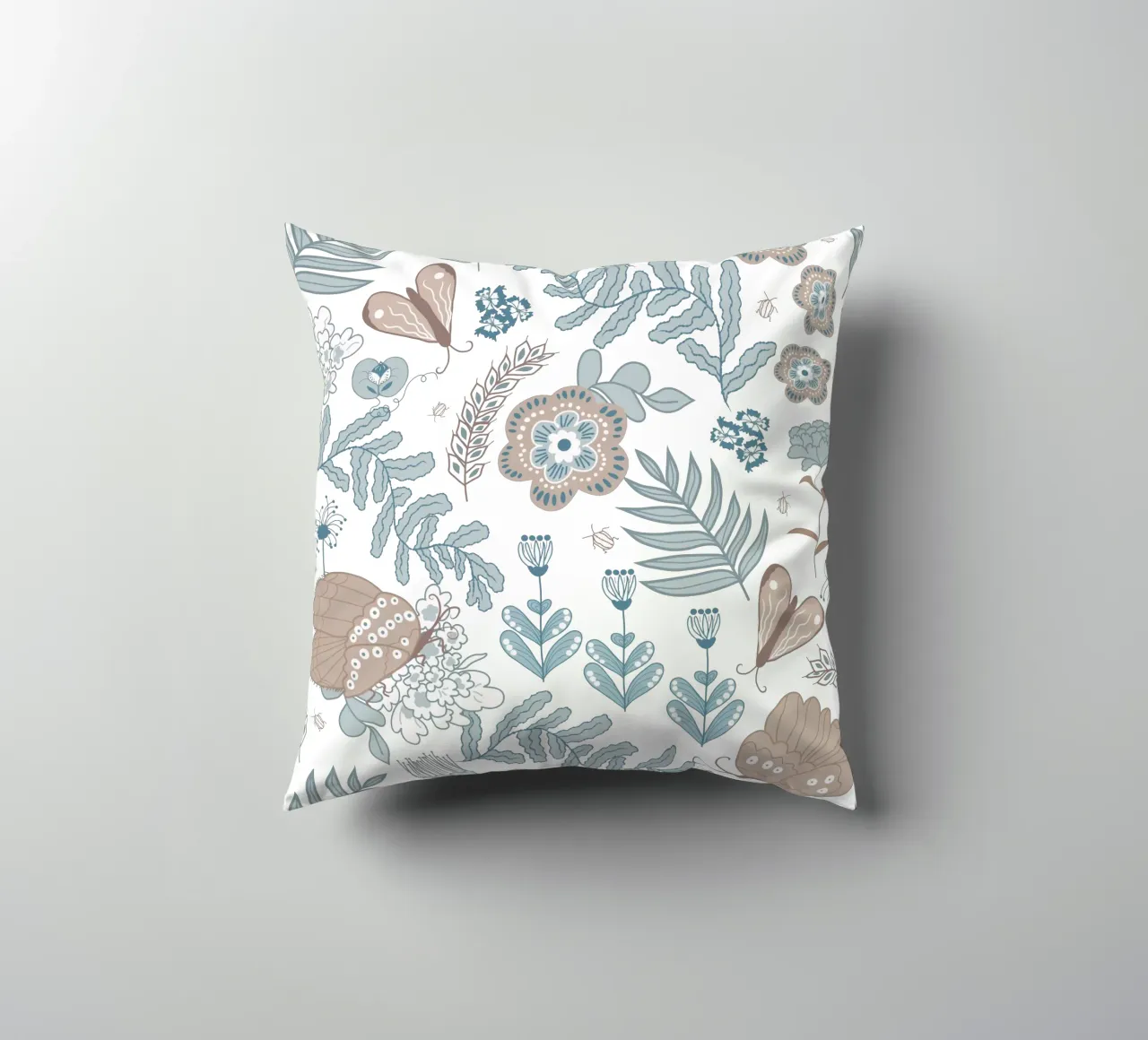 Busy life in the fields cuscino da Mandalla Pattern