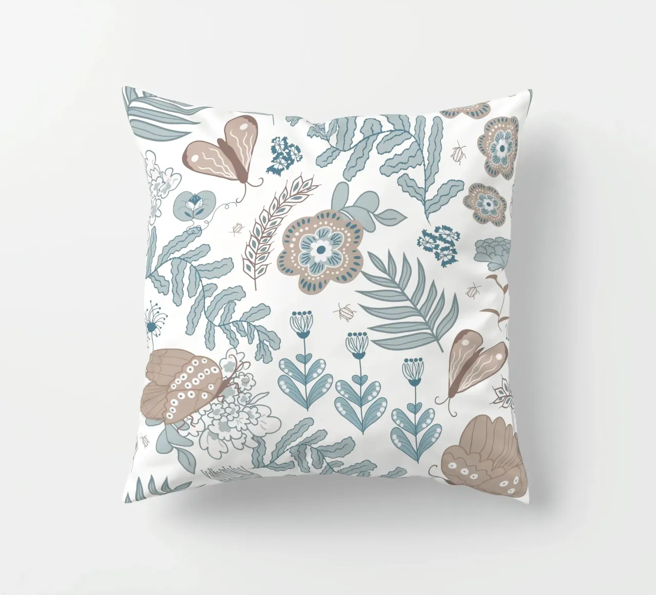 Busy life in the fields cuscino da Mandalla Pattern