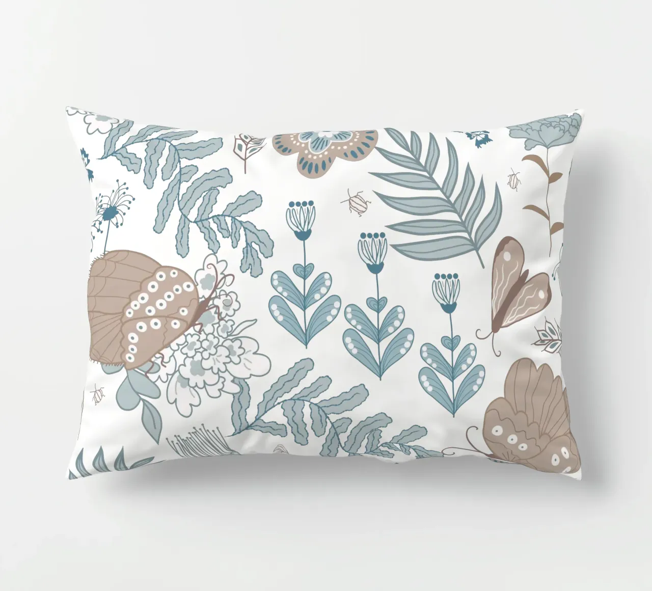 Busy life in the fields cuscino da Mandalla Pattern