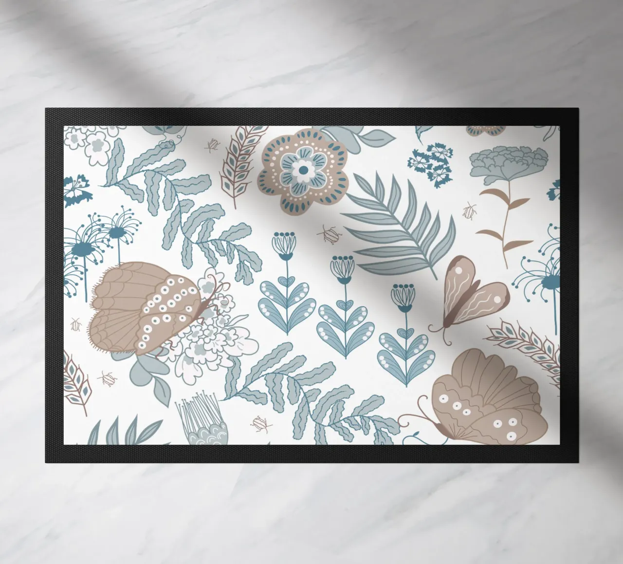 Busy life in the fields zerbino da Mandalla Pattern