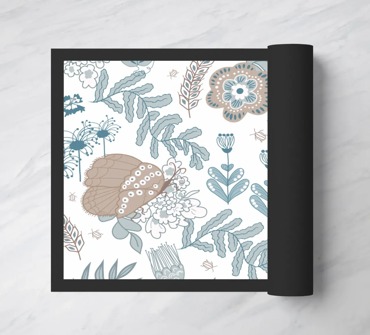 Busy life in the fields zerbino da Mandalla Pattern