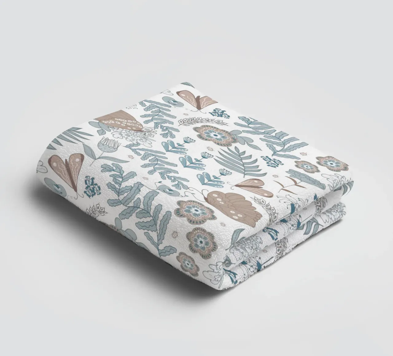 Busy life in the fields asciugamano da bagno da Mandalla Pattern